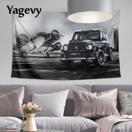 Benz AMG Brabus Tapestry Poster G63 Big G Sports Car GT63 Garage Decoration Background Cloth