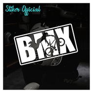 BMX sticker, BMX logo.