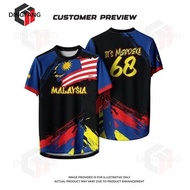 【FREE custom name&number】2025 Malaysia Merdeka 68 Edition t-shirt Merdeka 68 Edition