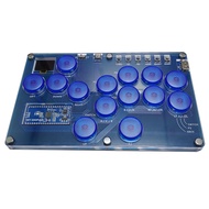 【WVH】-Fight Stick Game Controller Fight Stick Arcade Joystick Hot-Swap Controller Mini Console for PC/Switch//