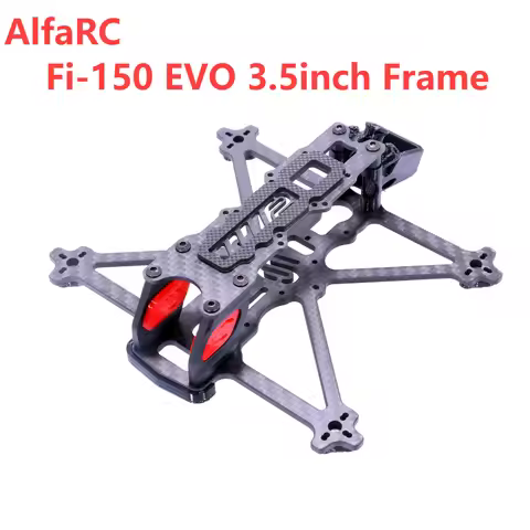 AlfaRC Fi-150 EVO 3.5inch Propeller Frame Kit RC Racing Drone support DJI O3 Air Unit Caddx Nebula 1