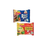 Lucky me Noodles in 2 Flavors Chicken and Beef