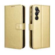 กระเป๋าสตางค์สำหรับ Realme C65 4G เคสโทรศัพท์ PU หนังกลับสำหรับ Realme C65พับได้4G เคสโทรศัพท์