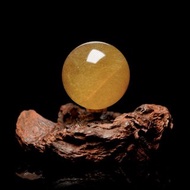 【正佳珠寶】金髮晶 頂級透體滿絲金髮晶球 52mm 金髮晶水晶球