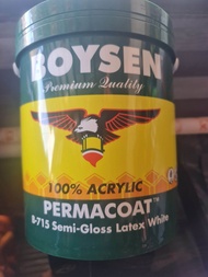 Boysen Permacoat Semi Gloss Latex White 4L.