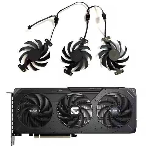 75MM 4PIN PLD08010S12HH RTX 5060 GPU fan suitable for Gigabyte GeForce RTX 5060 Ti GAMING OC 16G gra