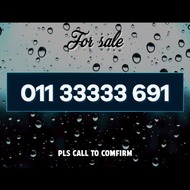 VIP PREPAID NUMBER SIMCARD 0113-3333 691