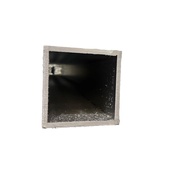 Pengeluaran Profil Tiub Persegi Aluminium Aluminium Aloi Tiub Persegi 6063 Bahan Profil Tiub Persegi