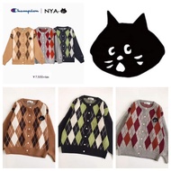 NYA X Champion 🐱菱形撞色針織冷衫