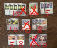 繁中PTCG 黑白 波閃 能量轉移 氣球 道具拆除器 能量回收 N的謀劃 滑稽演員 能量硬幣 猛攻手鐲 稜鏡能量 燃火能量