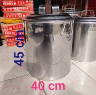 Panci besar/oblong polos ukuran 40 cm langseng besar