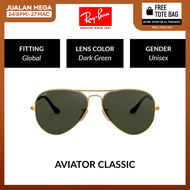 Ray-Ban  AVIATOR LARGE METAL  RB3025 181  Unisex Global Fitting   Sunglasses  Size 62mm