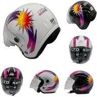 HELMET LTD BINTANG LIMITED EDITION COMBO WITH VISOR HELMET LTD BINTANG LIMITED EDITION PURPLE BLACK