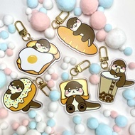 Midnight Otter Sweets Acrylic Keychain