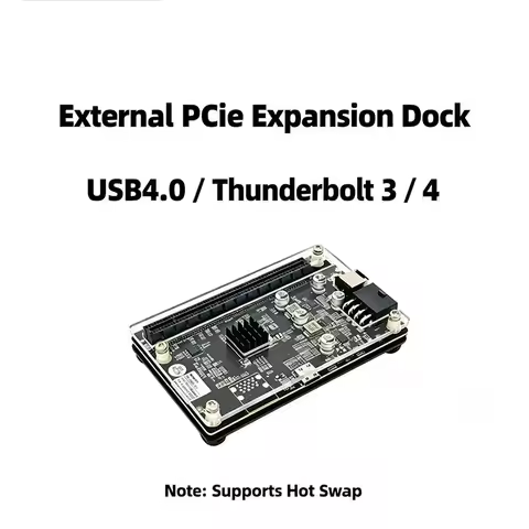 Graphics Card Docking Station Thunderbolt 3/4 USB4 External Standalone Graphics Controller For Lapto
