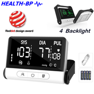 4 Color Display Blood Pressure Monitor Digital Foldable BP Monitor Digital With Charger Original Large LCD Display Upper Arm Blood Pressure Digital Monitor Automatic Electronic