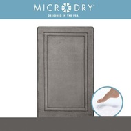 Microdry MICRODRY 記憶棉吸水快乾浴室墊 53x86cm 深灰色框形紋 Fixed Size