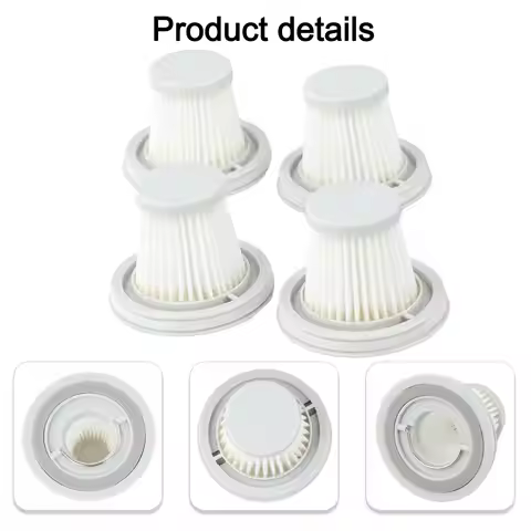 4pcs For Fanttik V8 Series for Fanttik Slim V8 Apex / Slim V8 Mate / V8 Apex Vacuum Cleaner Filters 