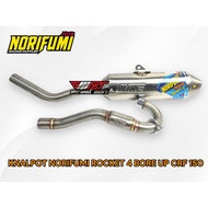 EXHAUST ROCKET 4 CRF BORE UP 63 MMNORIFUMI