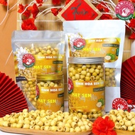Senfarm dried lotus seeds are healthy snacks, Eat Clean, KETO, Vietnamese lotus specialties lotus se
