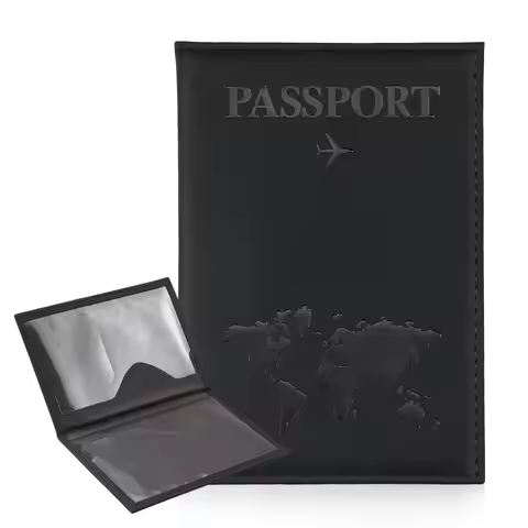Pu Passport Holder, Outdoor Travel And Business Trip Passport Cover Passport Case Passport Wallet Pa