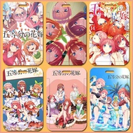 Anime Cartoon The Quintessential Quintuplets DIY Student School ID Card Holder MRT Card Bank Card Cover Long Neck Lanyard Name Tags