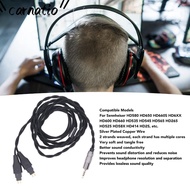 CARNATIOGV Earphone Replacement Cable, Flexible Silver Plated Copper Earbuds Upgrade Wire, Plug and 