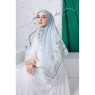 MANDJHA Heavenly Blue Scarf By Palestine By IVAN GUNAWAN | Square Hijab (ORIGINAL)