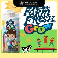 (4x200ml) Farm Fresh GROW UHT Formula Milk SG Ready Stock MyDelight Similar Dutch Lady Goodday Abbot
