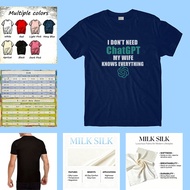 I Don't Need Chatgpt My Wife Knows Everything - More Colors Milk Fiber 2302