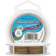 Beadthoven 21 Gauge 0.7mm 20m Tarnish Resistant Copper Wire Jewelry Wire for Beading Craft 65-Feet/21-Yard