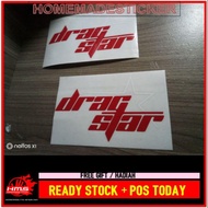 Sticker Motor DRAG STAR 1 Pcs