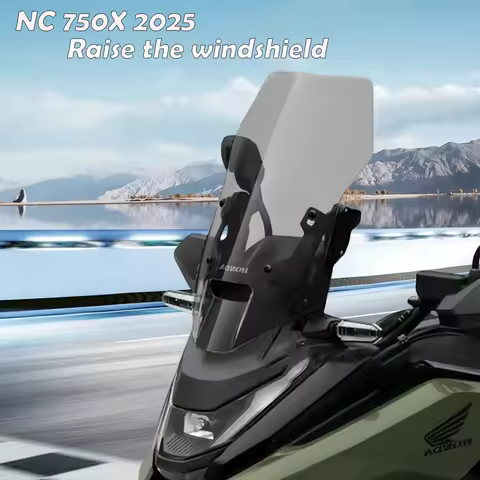 2025 New NC 750X Windshield Height Raising Front Windshield For HONDA NC750X NC750 X 2025+Acrylic El