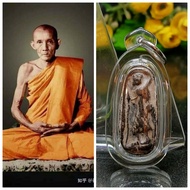 百岁天书福贵神僧福龙婆贵(贵爷)督造草药圣土小模人缘至尊希瓦利(西哇里)尊者佛牌,已包好非常精美超厚高清防水壳Lp Kuay Nur Phim Lek(small mold) Phra Sivali