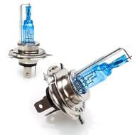 H4 XENON HALOGEN BULB 5000K Car Super White Light Bulbs 12V 35W Headlights Headlamp Lamp