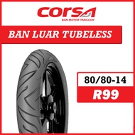 Tubeless Tire 80/80-14 R99 CORSA