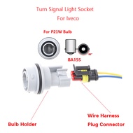 Iveco P21W Bulb Holder Turn Signal Light Socket Wire Harness Connector