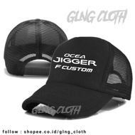 Ocea Jigger F Custom Trucker Mesh Hat - Shimano Ocean Jigger F Custom Hat - Fishing Hat