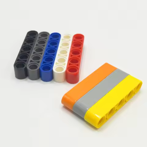 50PCS 32316 Liftarm Thick 1 x 5 Bricks Compatible High-Tech Toys For Technical MOC DIY Buildings Blo