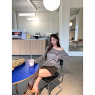 HRG STYLE | เสื้อยืดแขนยาวป้องกันแดด แบบ OOTD ไหล่หัวใจ