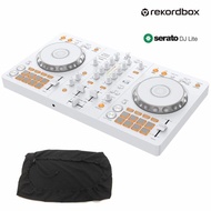 《6月下旬発売》 Pioneer DJコントローラー DDJ-FLX4-W (ホワイト) ＋ ダストカバー付き 《rekordbox / Serato DJ Lite 対応》【DDJ-400 後続機種
