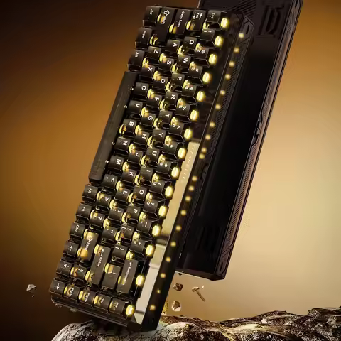 FGG TITAN68 RGB Gaming Keyboard Professional 68-Key Layout Computer Keyboard for Office Customizable