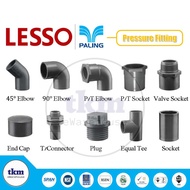 LESSO PALING BRAND ELBOW P/T ELBOW 90 45 TEE VALVE SOCKET P/T SOCKET  END CAP TANK CONNECTOR PLUG [ 15MM 20MM 25MM ]