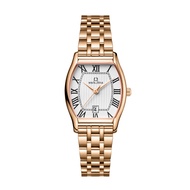 Solvil et Titus Barista 3 Hands Date Quartz Rose Gold Stainless Steel Bracelet Women Watch W06-02825