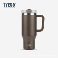 Tyeso Stainless Tumbler With Handle 900ML Free Sticker/Premium Handle Tyeso Tumbler/Large Capacity Stainless Steel Tumbler