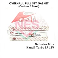 Daihatsu Mira / Kancil Turbo L7 12V Overhaul Full Set Gasket (Carbon Graphite / Metal Steel)