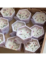六角蠟燭座和樹脂模具,幾何形狀的硅膠儲物盒模具（適用於環氧樹脂）,透明香味療法蠟容器模具,diy珠寶箱模具,可用於樹脂黏土藝術和家庭婚禮裝飾