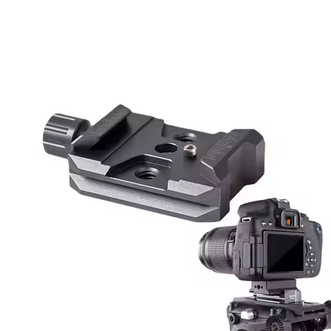 Tripod Quick Release Plate Aluminum Alloy Universal Multifunctional Quick Release Stable Adapter Tri