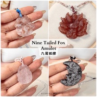 Nine Tailed Fox Amulet Collection I Assorted 9 Tailed Fox | Crystal Amulet | Crystal Jewelry