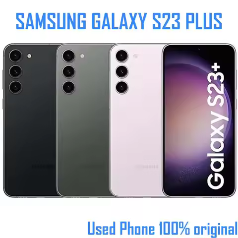 Samsung Galaxy S23 Plus S23+ 5G SM-S916U Mobile Phone 6.6-inch 50MP 30fps 4700mAh Samsung 45W NFC An